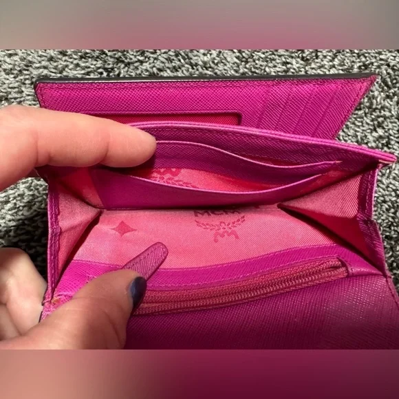 MCM trifold wallet